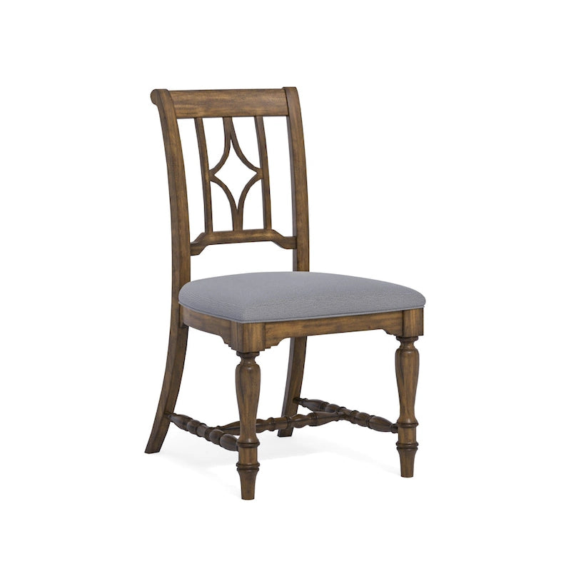 Plymouth Gray Wood Upholstered Dining Chair - 22  x 40  x 26 