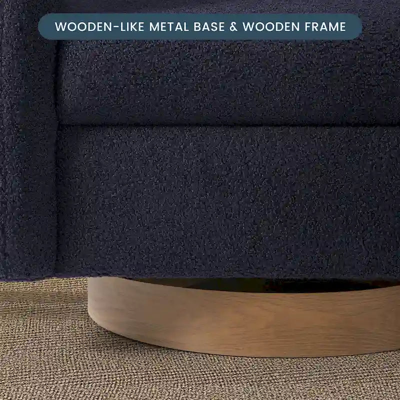 Sherpa Swivel Barrel Chair, Set of 2 – Available in 8 Colors