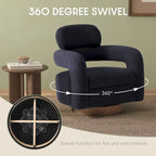 Sherpa Swivel Barrel Chair, Set of 2 – Available in 8 Colors