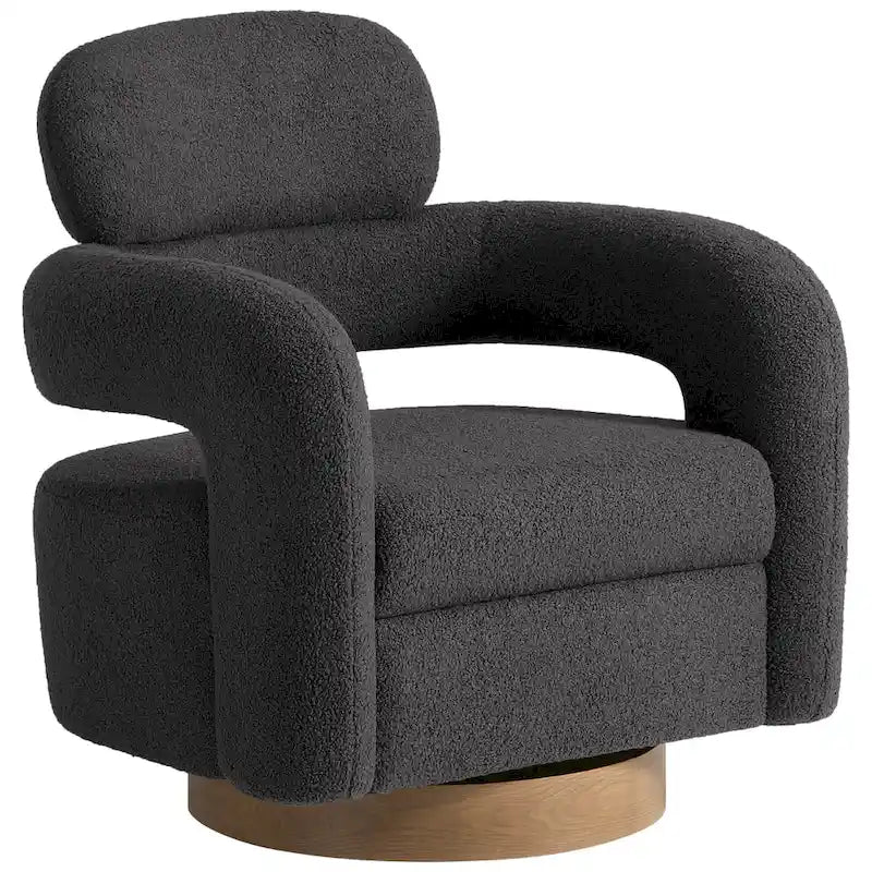 Sherpa Swivel Barrel Chair, Set of 2 – Available in 8 Colors