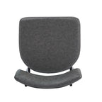 Brown Retro Swivel Counter Stool, Set of 2, PU Leather, Iron Frame