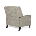 Beige / Navy Blue / Grey Oversized Textured Fabric Pushback Recliner, Single