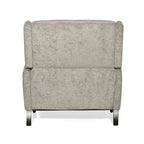 Beige / Navy Blue / Grey Oversized Textured Fabric Pushback Recliner, Single