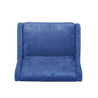 Beige / Navy Blue / Grey Oversized Textured Fabric Pushback Recliner, Single