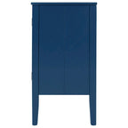 Brown / Navy Blue / Grey Storage Sideboard with Retro Handles, Adjustable Shelves, 1-Person Assembly