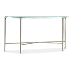 Hooker Furniture M14-80151-95 Cora 58  Wide Glass Top Iron Sofa Table