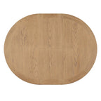Natural Wood / Espresso / Oak+Off-White Extendable Dining Table Set, Seats 4–6, 5-Piece