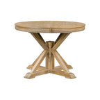 Natural Wood / Espresso / Oak+Off-White Extendable Dining Table Set, Seats 4–6, 5-Piece