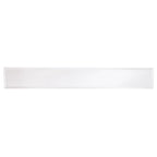 Silver & Gold Mirrored Glass Console Table, 4-Leg, 1-Piece – 56"L x 8"W x 30"H