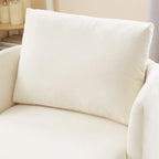 Grey / Beige / Green Chenille Swivel Barrel Accent Chair, Single Seat, 360°