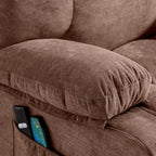 Grey / Blue / Brown Power Lift Recliner Chair for 1 Person with Heat & Massage