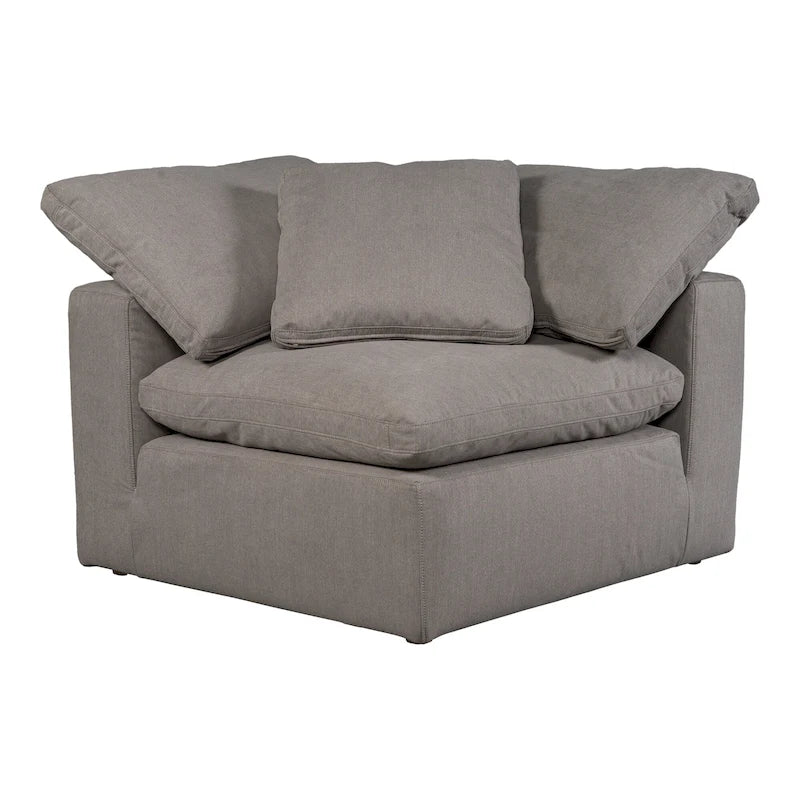Corner Chair Module – Pearl / Slate / Sand / Blue / Sage, Stain-Resistant Fabric, 1-Seat