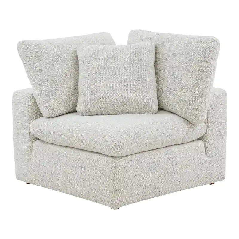 Corner Chair Module – Pearl / Slate / Sand / Blue / Sage, Stain-Resistant Fabric, 1-Seat