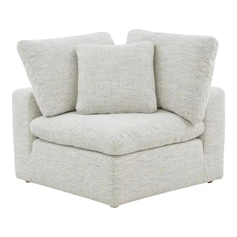 Corner Chair Module – Pearl / Slate / Sand / Blue / Sage, Stain-Resistant Fabric, 1-Seat