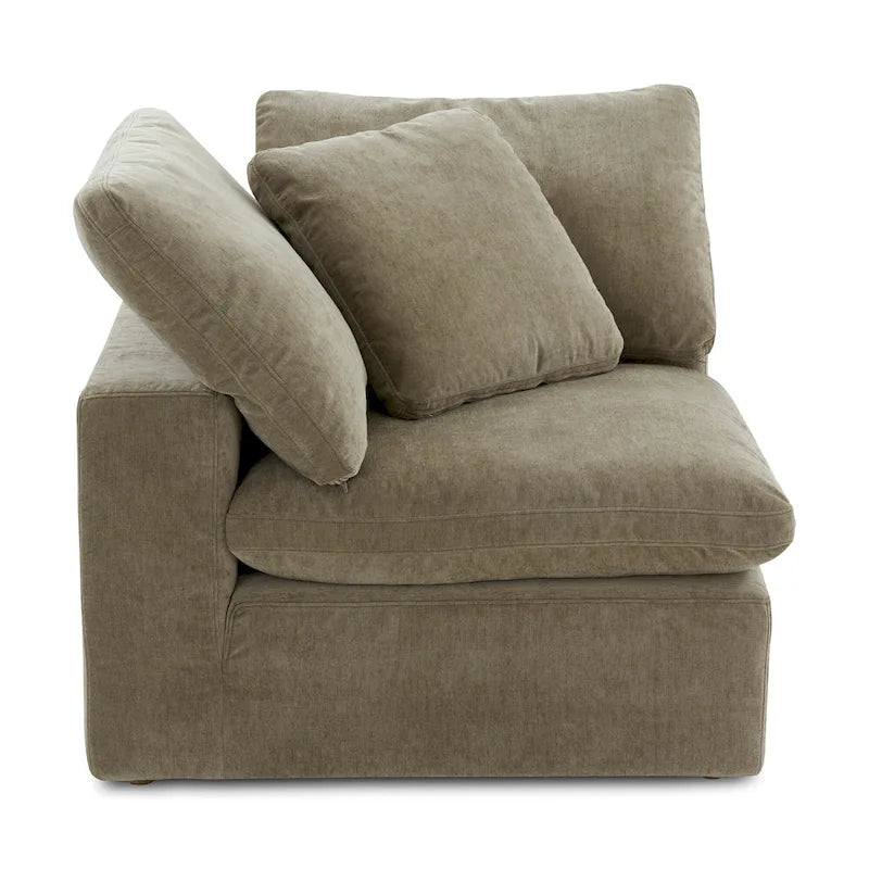 Corner Chair Module – Pearl / Slate / Sand / Blue / Sage, Stain-Resistant Fabric, 1-Seat