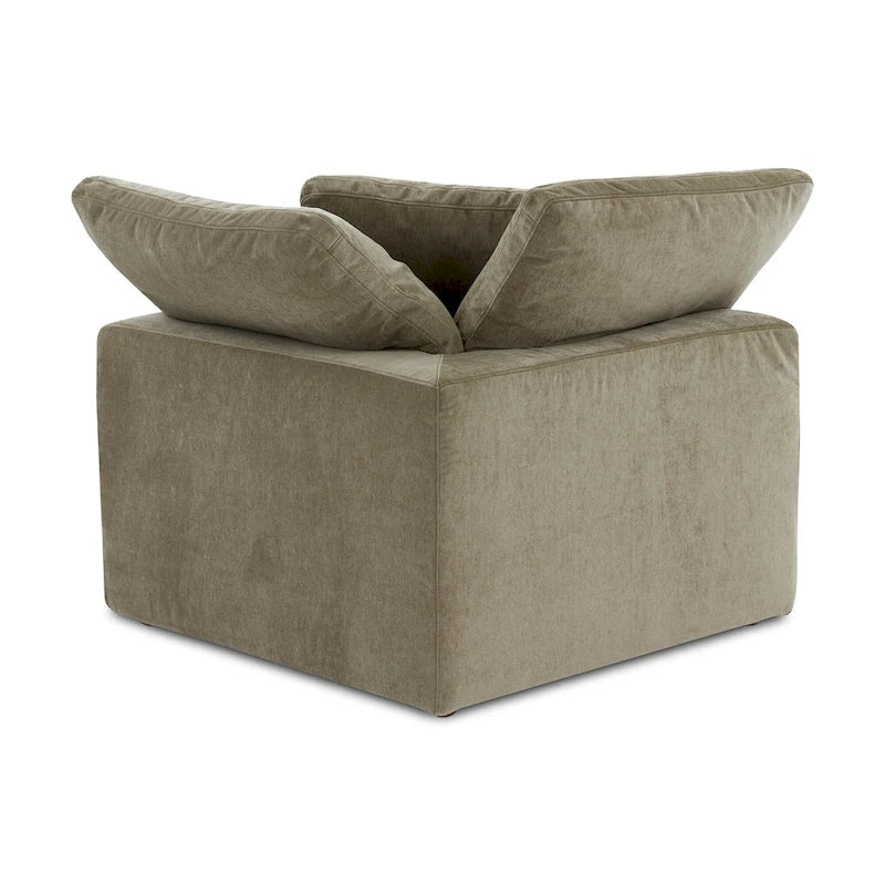 Corner Chair Module – Pearl / Slate / Sand / Blue / Sage, Stain-Resistant Fabric, 1-Seat