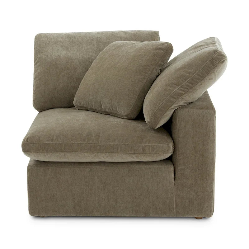 Corner Chair Module – Pearl / Slate / Sand / Blue / Sage, Stain-Resistant Fabric, 1-Seat