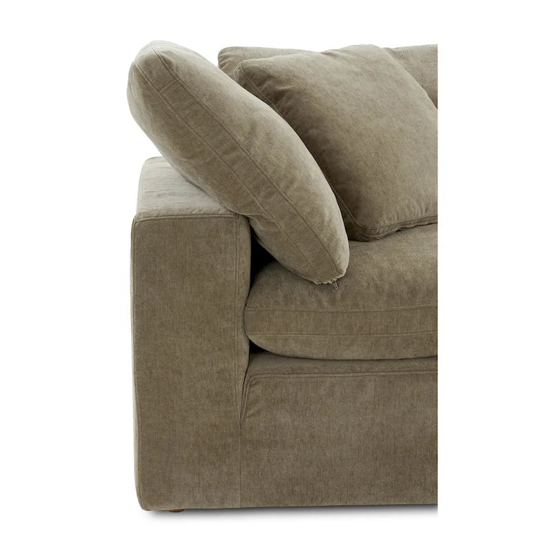 Corner Chair Module – Pearl / Slate / Sand / Blue / Sage, Stain-Resistant Fabric, 1-Seat