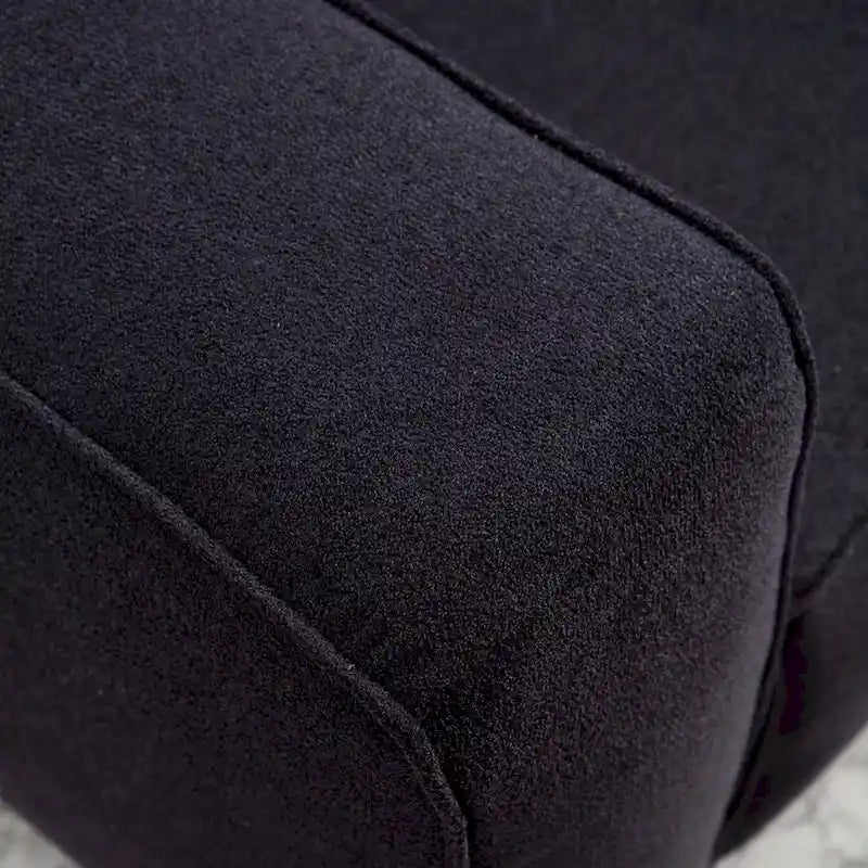 Mid-Century Modern Boucle Sofa – Dark Yellow / Grey / Cream, Seats 2–3
