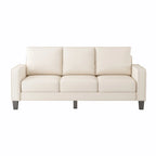 Beige / Grey / Grey & Black Fabric 3-Seat Sofa with Storage, Modern Style