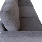Beige / Grey / Grey & Black Fabric 3-Seat Sofa with Storage, Modern Style