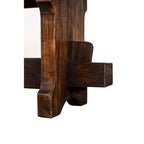 Natural Brown Rustic Reclaimed Wood Bench, 2-3 Person, 54" or 72" Width