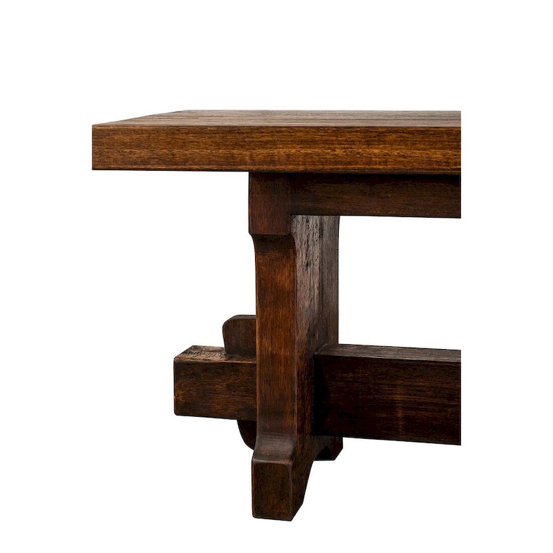 Natural Brown Rustic Reclaimed Wood Bench, 2-3 Person, 54" or 72" Width