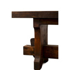 Natural Brown Rustic Reclaimed Wood Bench, 2-3 Person, 54" or 72" Width