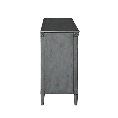 Antique White / Grey / Espresso Traditional Style 6-Drawer Double Dresser for 1 Person