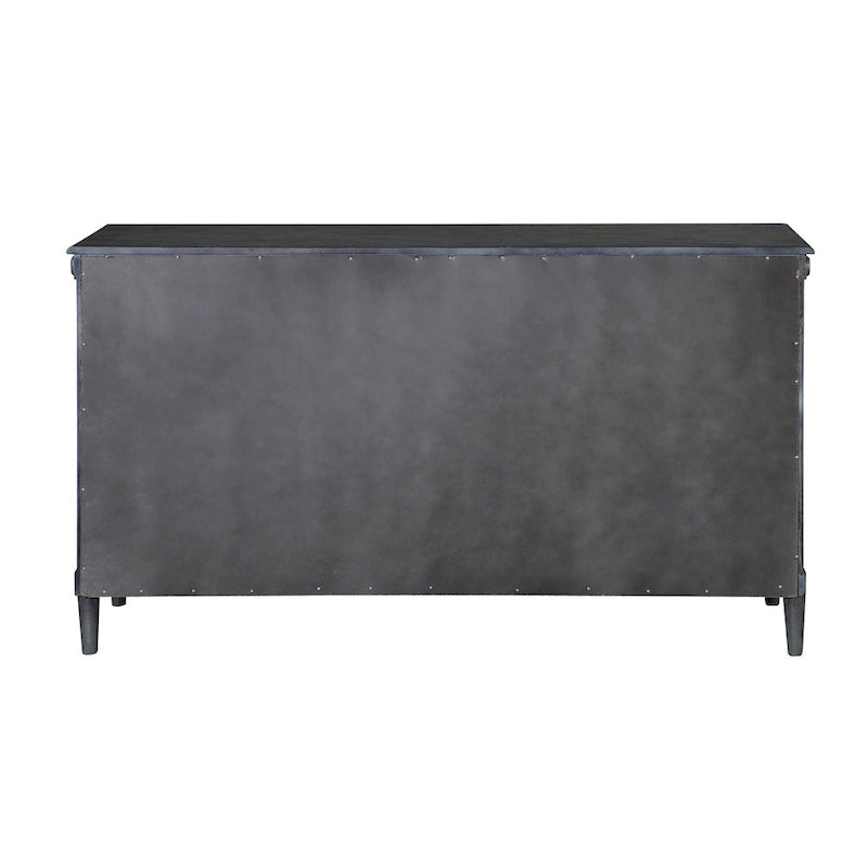 Antique White / Grey / Espresso Traditional Style 6-Drawer Double Dresser for 1 Person