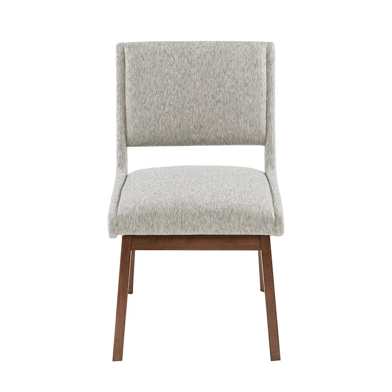 Blue / Grey Retro Upholstered Dining Chair, Set of 2