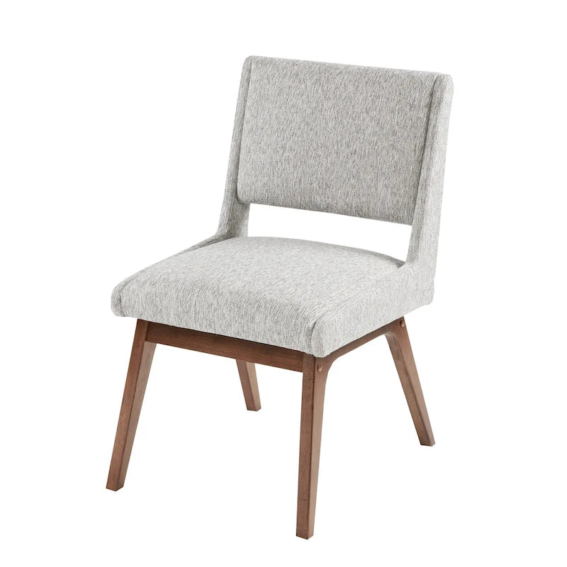 Blue / Grey Retro Upholstered Dining Chair, Set of 2