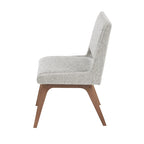 Blue / Grey Retro Upholstered Dining Chair, Set of 2
