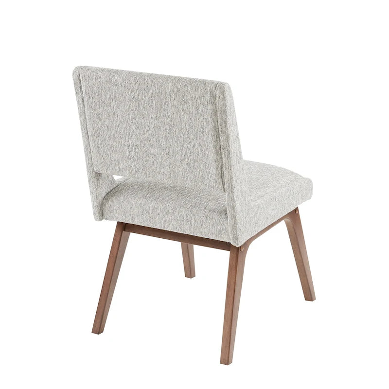 Blue / Grey Retro Upholstered Dining Chair, Set of 2