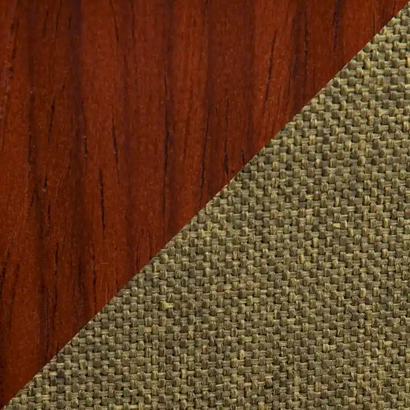 Mid-Century Modern Accent Chair, Orange or Green/Walnut, Single Seat