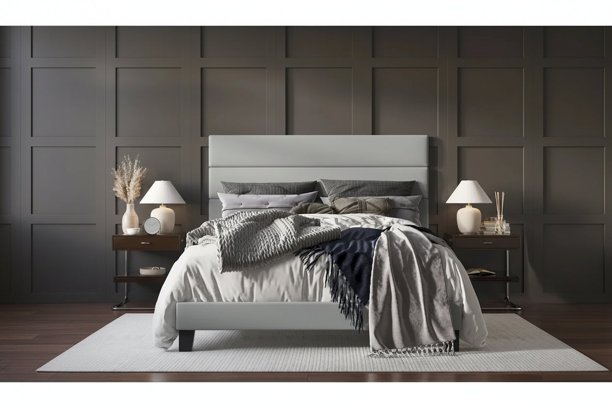 Adrian Upholstered Platform Bed