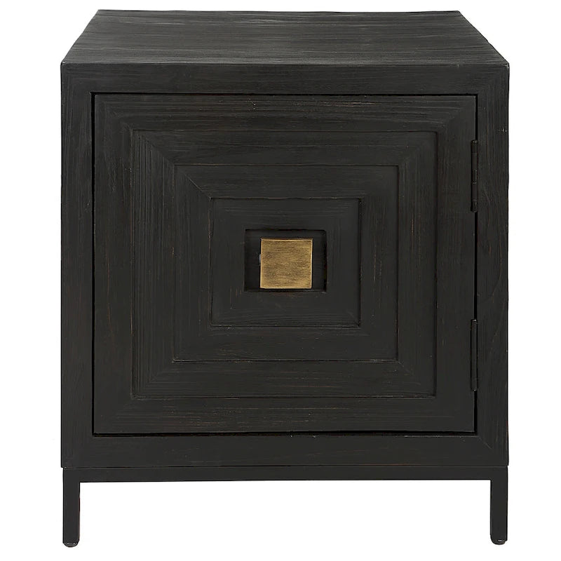 Uttermost Aiken Geometric Cabinet / End Table - 22 W x 26 H x 20 D