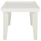 Coffee Table 47x24x20in Rectangular Curved Legs Sand/Ivory/Black