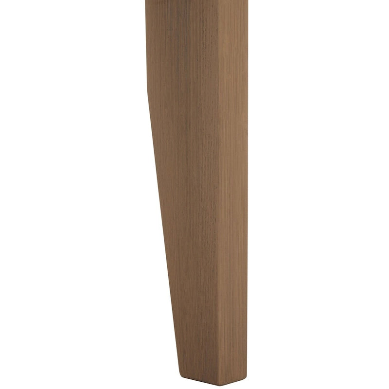 Coffee Table 47x24x20in Rectangular Curved Legs Sand/Ivory/Black