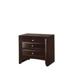 Dark Cherry Bookcase Storage Platform Bed, for 1–2 People (King/Queen)