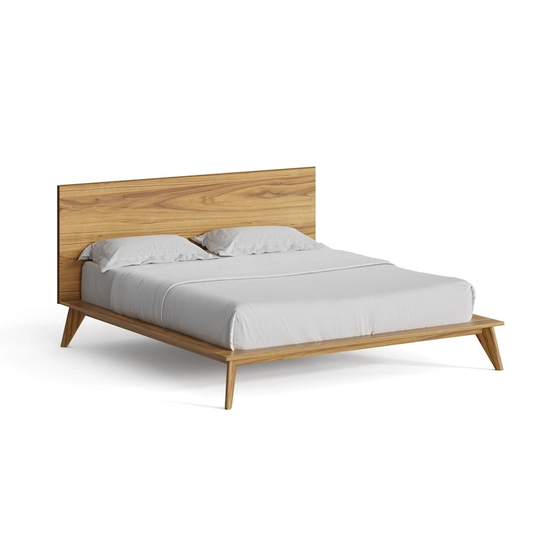 Natural / Walnut / Black / Tan, Platform Style, King Size Bed (1-Person)