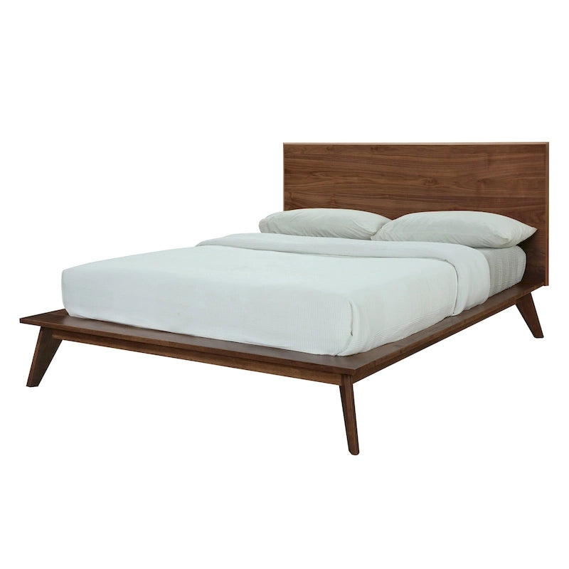 Natural / Walnut / Black / Tan, Platform Style, King Size Bed (1-Person)