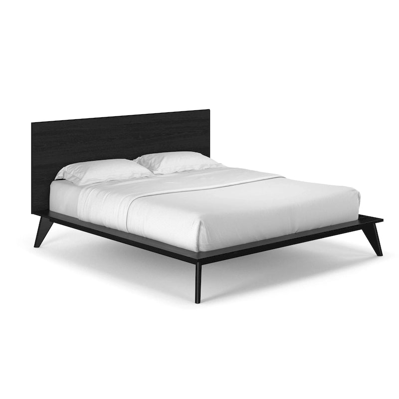 Natural / Walnut / Black / Tan, Platform Style, King Size Bed (1-Person)