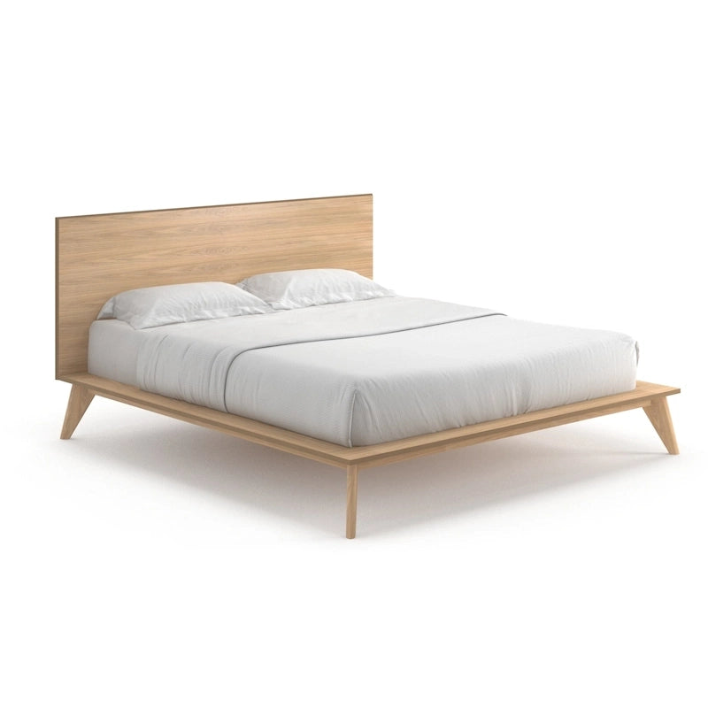 Natural / Walnut / Black / Tan, Platform Style, King Size Bed (1-Person)