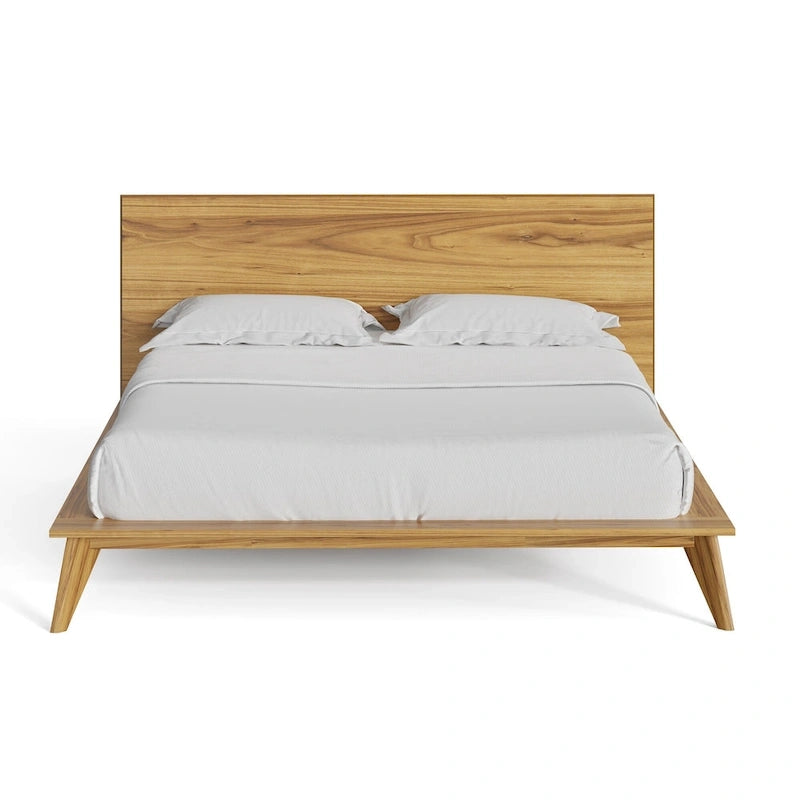 Natural / Walnut / Black / Tan, Platform Style, King Size Bed (1-Person)