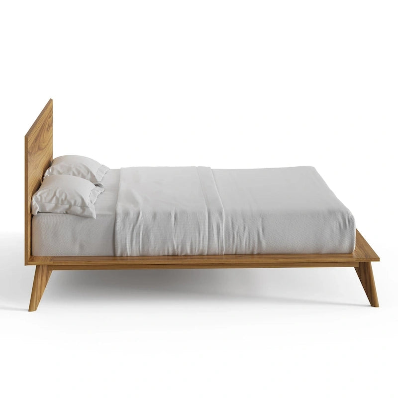Natural / Walnut / Black / Tan, Platform Style, King Size Bed (1-Person)