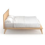 Natural / Walnut / Black / Tan, Platform Style, King Size Bed (1-Person)
