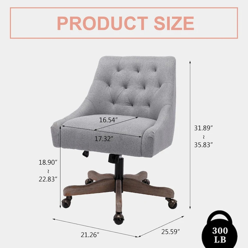Swivel Shell Chair, Adjustable Height, Single Seat – Charcoal Grey / Beige / Brown / Blue / Grey