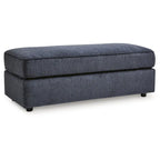 Cobalt Blue Oversized Accent Ottoman, 1–2 Person