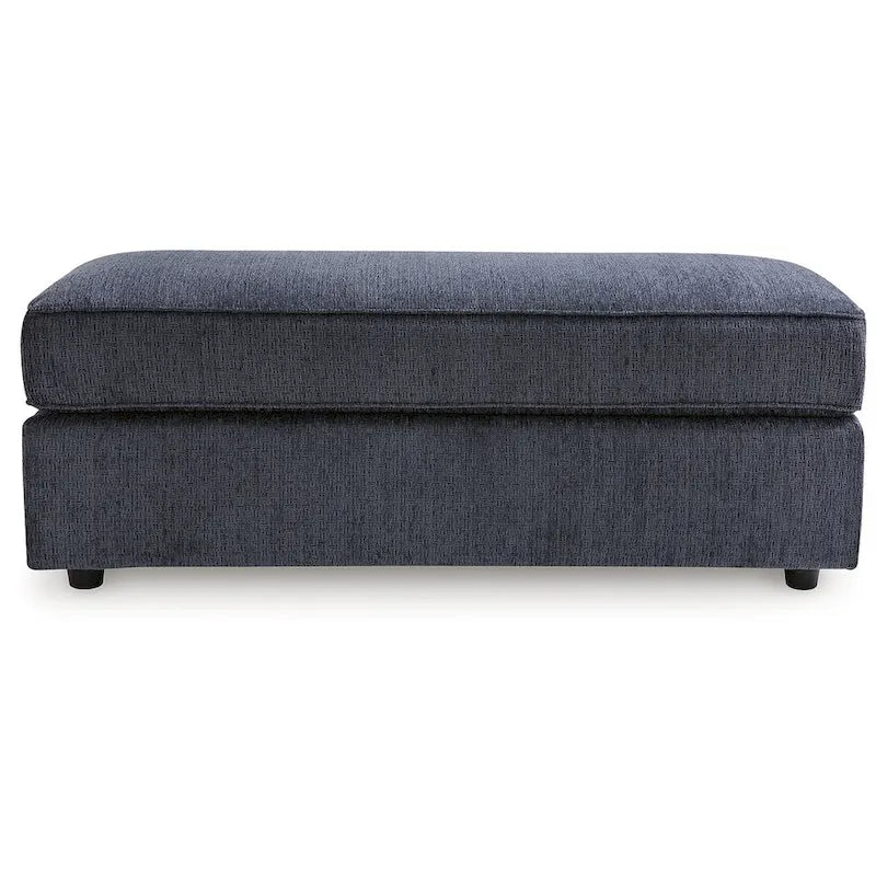 Cobalt Blue Oversized Accent Ottoman, 1–2 Person